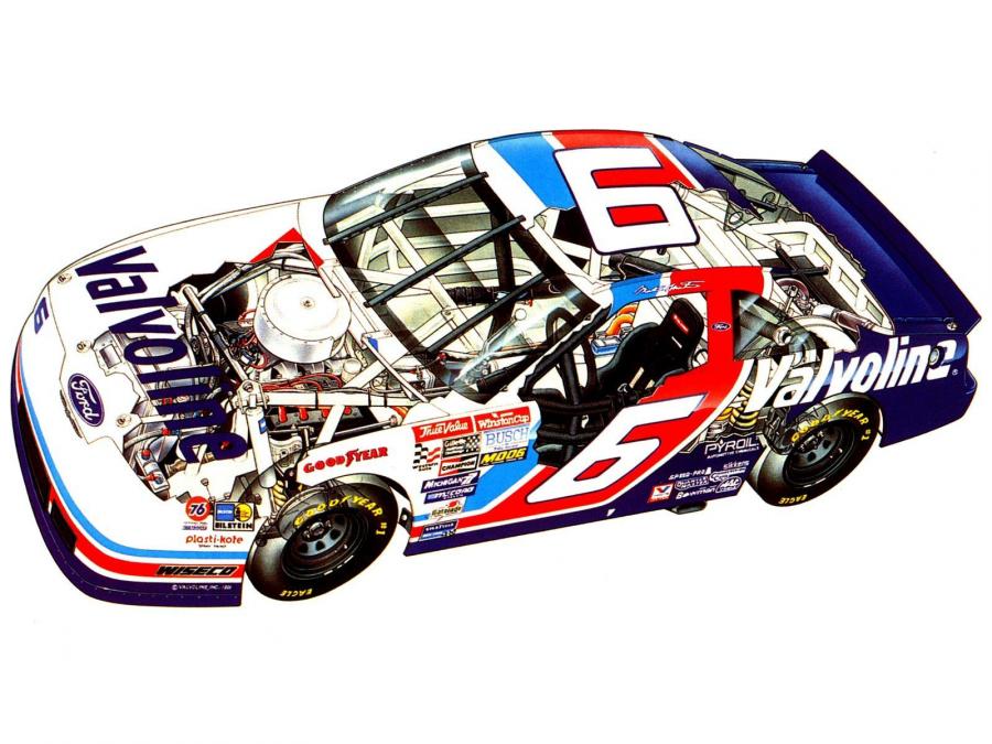 Ford Thunderbird NASCAR Race Car '2005